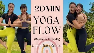 20 MIN Yoga Upper Back + Rhomboid Stretch (Beginner Friendly)