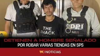Detienen a Hombre señalado por robar varias tiendas en San Pedro Sula