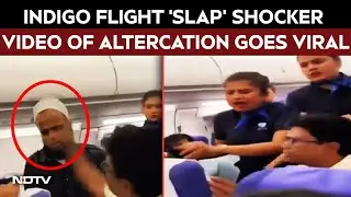 Indigo News | Man Suffers Panic Attack On Plane, Slapped By Fellow Passenger | Viral | Watch