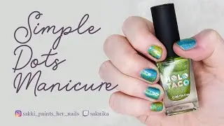 Nail Art Tutorial: Simple Dotticure | #Tutorial #NailArt #HoloTaco