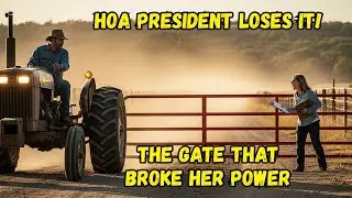 She Tried to Control My Ranch Gate&hellip; Until the Tractor Started Moving