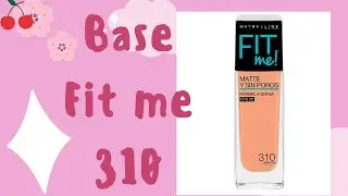 base maybelline Fit me 310 ¿quedo super blanca? #maybelline#maquillaje#accesorios#arabela