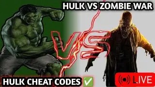 Hulk Cheat Codes ✅|| Hulk Vs Zombie War|| Hulk Fight against Marvel|| #indianbikedriving3d #hulk
