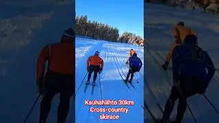 Kauhahiihto 30km, cross-country skiing race #crosscountryskiing #skiing #shorts