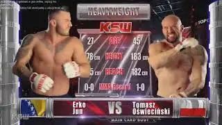 Erko Jun VS Tomasz oswiecinski. FULL FIGHT 👊👊