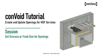 Builders Work Openings with ConVoid: Set Oversize or Fixed Size for Selected Openings Session 11/12
