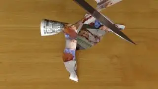 Японский кухонник из Аогами голубой стали.