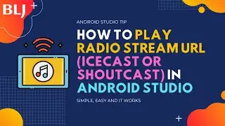 How to play radio stream URL (Icecast or Shoutcast) in Android Studio using Kotlin
