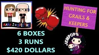 MAMA J & SPECTRE UNBOX $420 IN JEMPOPS MYSTERY BOXES .. 6 BOXES $70 SHIPPED EACH FUNKO GRAIL OR FAIL