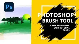 Brush tool in photoshop | Photoshop basic tutorial part 5 - pixmentor