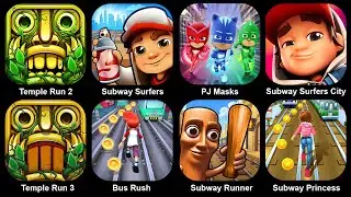 Temple Run2,Subway Surf,Pj Masks,Subway Surf City,Temple Run3,Bus Rush,Subway Runner,Subway Princess