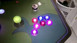 Purple NovaGem button from GroovyGameGear with animation