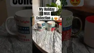 Vlogmas Day 3:🎄MY HOLIDAY MUG COLLECTION 2023 #holidaymug #Vlogmasday3 #mommyvlogger