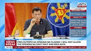 Pres. Duterte addresses the nation on the government's latest response vs. COVID-19 | May 25, 2020