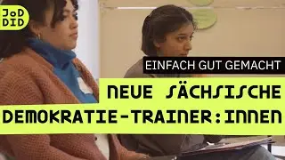 Sich einbringen k&ouml;nnen - Neue s&auml;chsische Demokratietrainer:innen