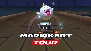 Mario Kart Tour: SNES Ghost Valley 1 R (King Boo gameplay)