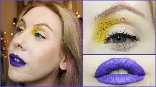 Makeup Playtime - Yellow & Purple Dots