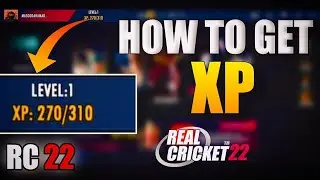 HOW TO INCREASE ( XP ) IN REAL CRICKET 22|FULL EXPANSION|TAMIL|#tnதமிழன்gaming #increasexp #rc22