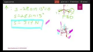 Engineering mechanics tension bars 3 dimensional figure problem solving in Tagalog