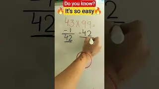 OMG it's so easy| Maths Short Trick #maths #viral #ytshorts #shorttrick #mathematics #trending