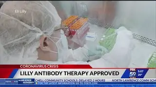 Eli Lilly antibody therapy approved by FDA