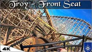 4K | TOVERLAND - TROY | Front Seat POV (2025) | GCI Wooden Coaster