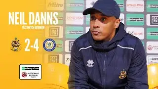 Neil Danns Post Match Interview | Southport FC vs Curzon Ashton | 2-4 Defeat