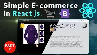 E-commerce App in React js | React js Shopping Cart | Add to cart react |  PART-2
