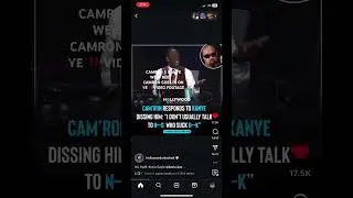 CAMRON & KANYE WEST BEEF ‼️ CAMRON GOES IN ON YE LIVE ‼️VIDEO FOOTAGE ‼️