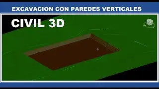 CIVIL 3D 2013 - (7/10) Excavación con Paredes Verticales