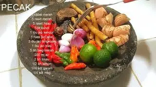 RESEP SAMBEL PECAK ANDALAN !
