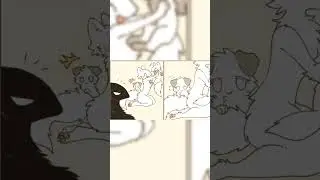 2/3 White Fox x Black Crow #5 - Comic | Pegu2726 #shorts