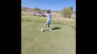 10 year old preparing for the US kods world championship.  🌎 #golf #uskids #uskidsgolf #golfskill