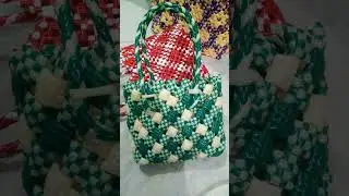 Handmade multipurpose utility plastic wire bag...