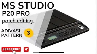Ms studio p20 pro Octapad patch playing || editing ||#octapad #kirtan #bhajan #patch #editing #drum
