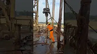 ONGC#ongc job#ongc our work#pipe connection#drilling rig