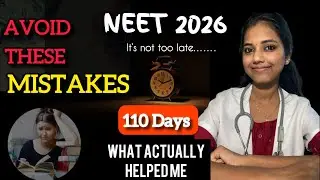 How to Crack NEET 2026 in 4 Months | What Actually Helped Me(Re-Repeater Experience)#neet #neet2026 