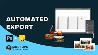 Automated preview exporting of mockups using free JavaScript and Photoshop