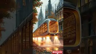 Flying Train Designed by AI &ndash; Unreal Futuristic Concept!