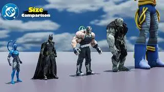 DC Characters Size Comparison 2025 Edition 🔥