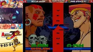Hey I'm Majin vs Mike Spence - Street Fighter Alpha 3 - Grand Finals  -  Red Parry NYC 9-23-24