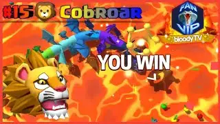 🐍Snake Rivals - 🦁Cobroar #15 - Battle Royale Wins🏅