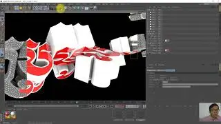 Lessons​_10_3D Text Animation in Cinema 4D R19 (Plain and Delay)_Part_03