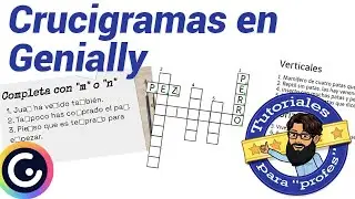 ¿Cómo hacer un crucigrama en Genially? ☑️ RELLENAR HUECOS