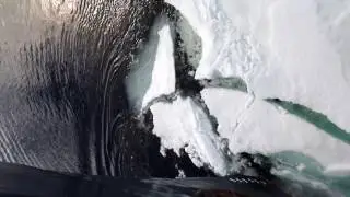 Ice Breaking, Chasing Penguins - Polar Pioneer, Antarctica