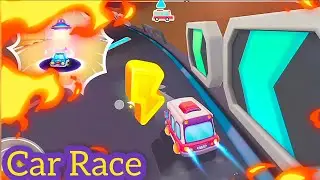 BabyBus Car Race Gameplay for Kids | Learning & Fun Racing Game