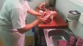 deshuesar lomo bajo de ternera entreccotte o bife de chorizo