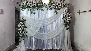 New Stage Decoration Ideas 2026 | Flower Decoration Ideas at Home | Stage Decoration Ideas 