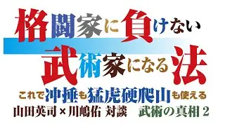格闘家に負けない武術家になる法　これで冲捶も猛虎硬爬山も使える　山田英司×川嶋佑 対談　武術の真相２