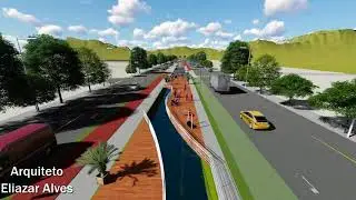 Requalifica&ccedil;&atilde;o Urbana de uma avenida - Arquiteto Eliazar